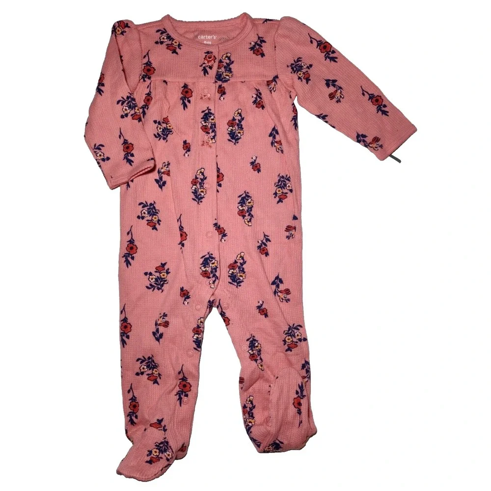 Carter's Baby Girl 9 Mos Mommy's Sweetheart Outfit Lot Footed Sleeper Floral NWT